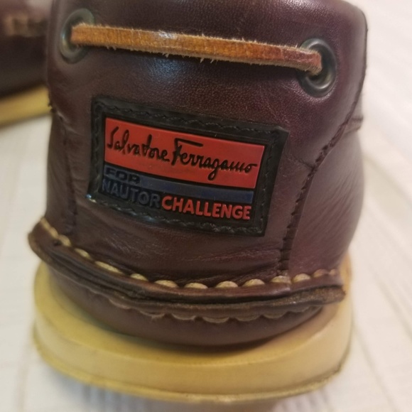 EUC. "Ferragamo" Nautor Challenge Boat Shoes 11M - Picture 7 of 8